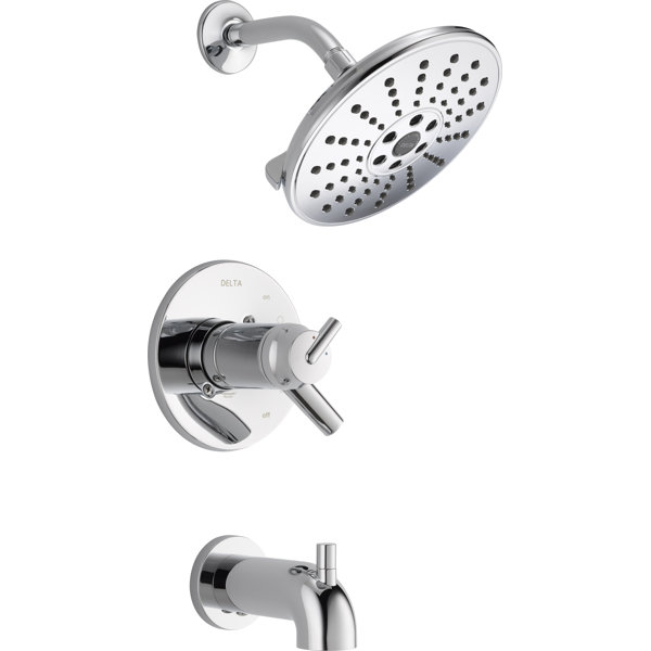 Delta Trinsic Thermostatic Fixed Shower Head & Reviews Wayfair